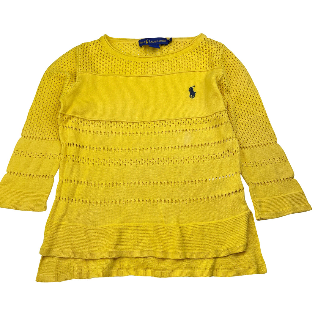 Girls Polo Ralph Lauren, lightweight knit cotton top, FUC, size 8,  