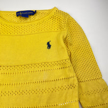Load image into Gallery viewer, Girls Polo Ralph Lauren, lightweight knit cotton top, FUC, size 8,  