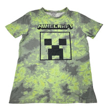 Load image into Gallery viewer, Boys Mojang, Minecraft tie dyed cotton tee / top, FUC, size 12,  