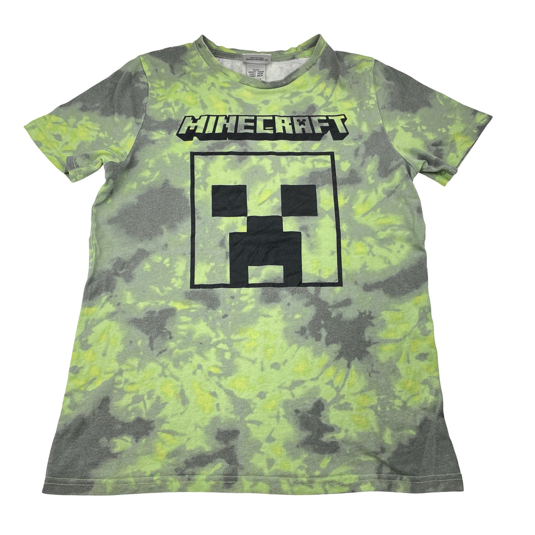 Boys Mojang, Minecraft tie dyed cotton tee / top, FUC, size 12,  