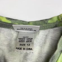 Load image into Gallery viewer, Boys Mojang, Minecraft tie dyed cotton tee / top, FUC, size 12,  