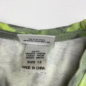 Boys Mojang, Minecraft tie dyed cotton tee / top, FUC, size 12,  