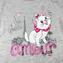 Load image into Gallery viewer, Girls Disney, Aristocats Marie tee / top, *Labelled Sz 6, but runs small*, armpit to armpit 29cm, GUC, size 4-5,  