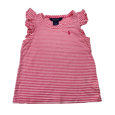 Girls Ralph Lauren, striped cotton top, GUC, size 3,  