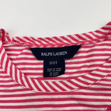 Load image into Gallery viewer, Girls Ralph Lauren, striped cotton top, GUC, size 3,  