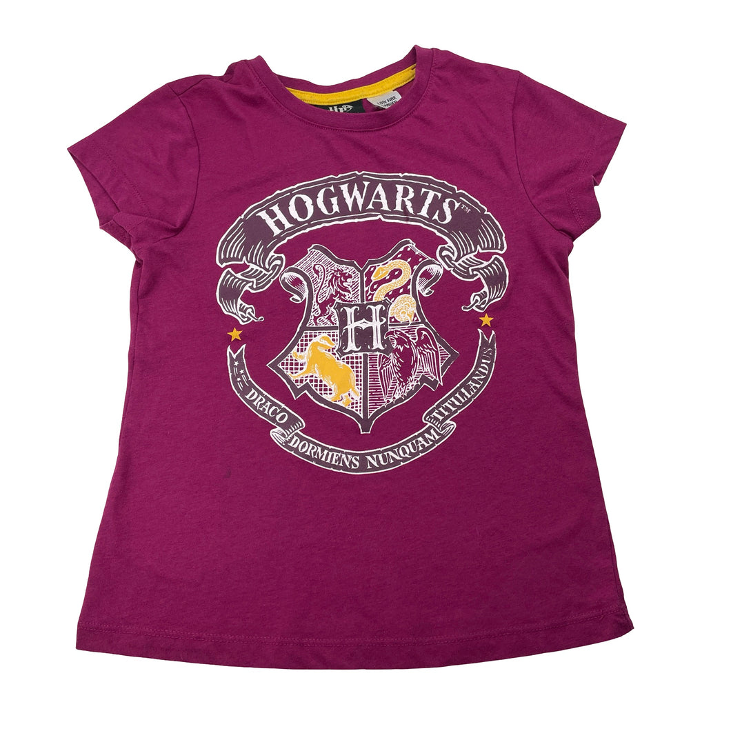 Girls Harry Potter, Hogwarts pyjama tee / top, FUC, size 8,  