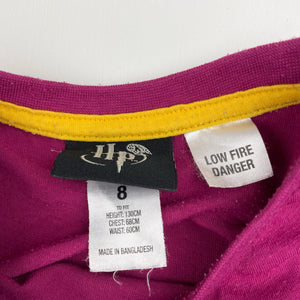 Girls Harry Potter, Hogwarts pyjama tee / top, FUC, size 8,  