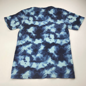 Unisex Harry Potter, Hogwarts tie dyed cotton tee / top, FUC, size 12,  