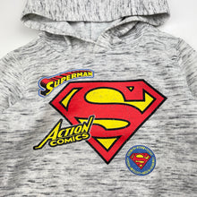 Load image into Gallery viewer, Boys DC Comics, Superman lightweight hoodie sweater, marks on cuffs, FUC, size 3,  