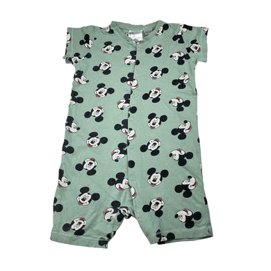 Boys H&M, Disney Mickey Mouse cotton romper, FUC, size 2,  