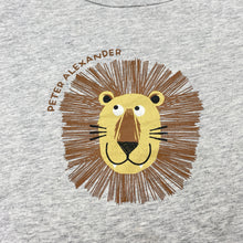 Load image into Gallery viewer, Boys Peter Alexander, cotton pyjama tee / top, lion, GUC, size 4,  