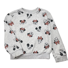 Load image into Gallery viewer, Girls Disney, Minnie Mouse fleece lined sweater / jumper, FUC, size 8,  