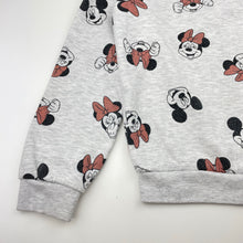 Load image into Gallery viewer, Girls Disney, Minnie Mouse fleece lined sweater / jumper, FUC, size 8,  