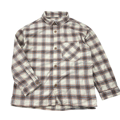 Boys Zara, cotton / linen long sleeve shirt, GUC, size 4-5,  