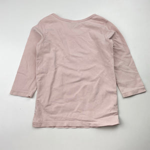 Girls Uniqlo, lightweight stretchy long sleeve top, FUC, size 2,  