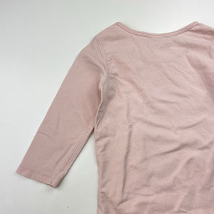 Girls Uniqlo, lightweight stretchy long sleeve top, FUC, size 2,  