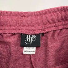 Load image into Gallery viewer, Girls Harry Potter, Gryffindor lightweight casual shorts, elasticated, FUC, size 10,  