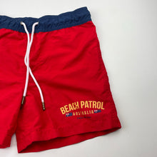 Load image into Gallery viewer, Boys BETWEEN THE FLAGS, lightweight board shorts, elasticated, EUC, size 8,  