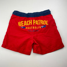 Load image into Gallery viewer, Boys BETWEEN THE FLAGS, lightweight board shorts, elasticated, EUC, size 8,  