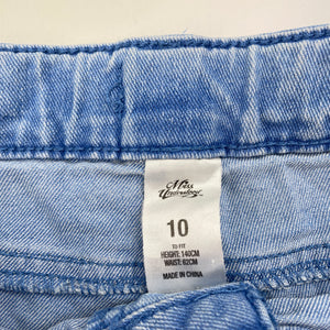 Girls Miss Understood, lightweight stretch denim shorts, adjustable, GUC, size 10,  