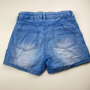 Girls Miss Understood, lightweight stretch denim shorts, adjustable, GUC, size 10,  