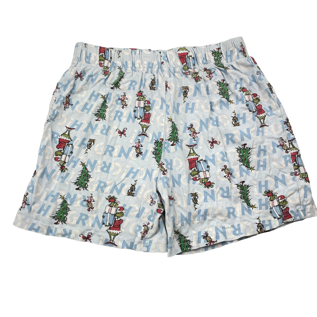 Unisex Dr Seuss, The Grinch cotton Christmas pyjama shorts, FUC, size 10,  