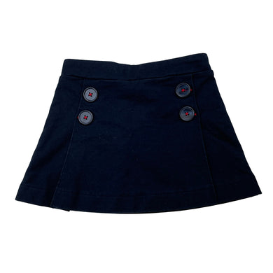 Girls JOE FRESH, navy skirt, elasticated, L: 24cm, GUC, size 2,  