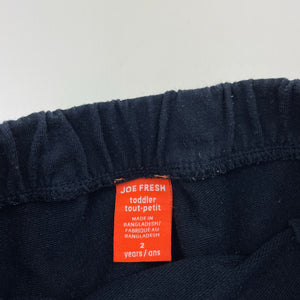 Girls JOE FRESH, navy skirt, elasticated, L: 24cm, GUC, size 2,  