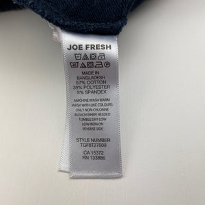 Girls JOE FRESH, navy skirt, elasticated, L: 24cm, GUC, size 2,  
