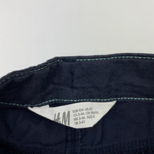 Load image into Gallery viewer, Boys H&amp;M, navy cotton shorts, adjustable, GUC, size 4,  