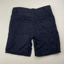 Load image into Gallery viewer, Boys H&amp;M, navy cotton shorts, adjustable, GUC, size 4,  