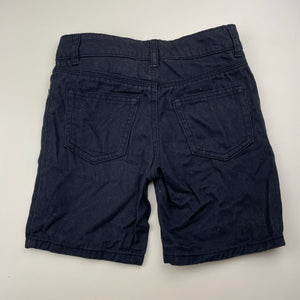 Boys H&M, navy cotton shorts, adjustable, GUC, size 4,  