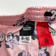 Load image into Gallery viewer, Girls Disney, Minnie Mouse lightweight pyjama shorts, elasticated, GUC, size 8-10,  