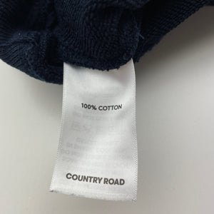 Boys Country Road, navy cotton hoodie sweater, tennis, wash fade, FUC, size 8,  