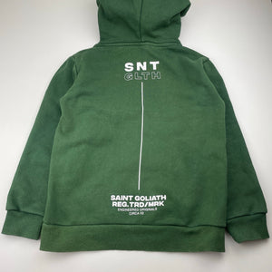 Boys ST GOLIATH, fleece lined hoodie sweater, wash fade & pilling, FUC, size 8,  