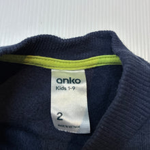 Load image into Gallery viewer, Boys Anko, fleece lined sweater / jumper, skateboards, FUC, size 2,  
