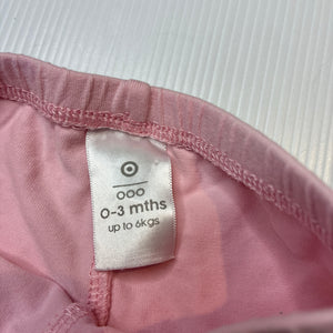 Girls Target, pink stretchy leggings / bottoms, EUC, size 000,  