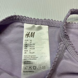 Girls H&M, lightweight stretchy singlet top, GUC, size 2,  