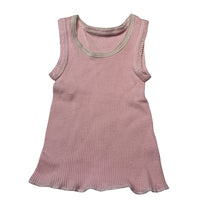 Load image into Gallery viewer, Girls BABY STEPS, ribbed cotton singlet top, EUC, size 0000,  
