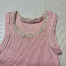 Load image into Gallery viewer, Girls BABY STEPS, ribbed cotton singlet top, EUC, size 0000,  