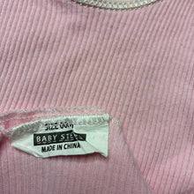 Load image into Gallery viewer, Girls BABY STEPS, ribbed cotton singlet top, EUC, size 0000,  