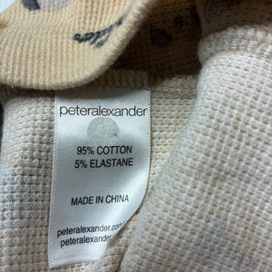 Unisex Peter Alexander, stretchy waffle pyjama pants / bottoms, dogs, GUC, size 0,  