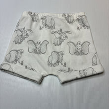 Load image into Gallery viewer, Unisex Disney, Dumbo waffle shorts, elasticated, EUC, size 0,  