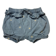 Load image into Gallery viewer, Girls Anko, embroidered chambray cotton shorts, elasticated, GUC, size 2,  