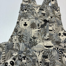Load image into Gallery viewer, Unisex handmade, cotton romper, jungle animals, EUC, size 2,  