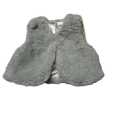 Girls Baby Baby, lined soft feel faux fur vest, EUC, size 0000,  
