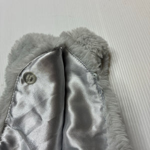 Girls Baby Baby, lined soft feel faux fur vest, EUC, size 0000,  
