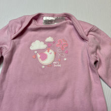Load image into Gallery viewer, Girls Tiny Little Wonders, soft cotton bodysuit / romper, GUC, size 000,  