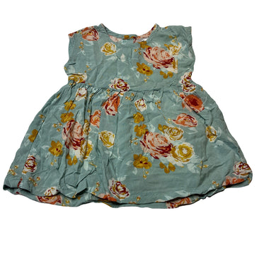 Girls Baby Berry, lightweight floral dress, EUC, size 00, L: 35cm