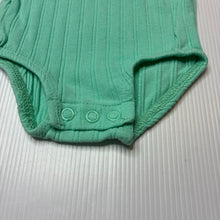 Load image into Gallery viewer, Unisex Baby Berry, ribbed stretchy singletsuit romper, EUC, size 0000,  